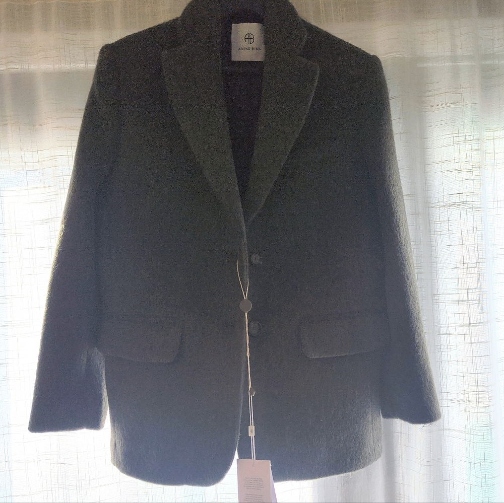 SALE!🎉 ANINE BING Quinn Wool Blend Blazer XXS NEW WITH TAGS! - Picture 5 of 8